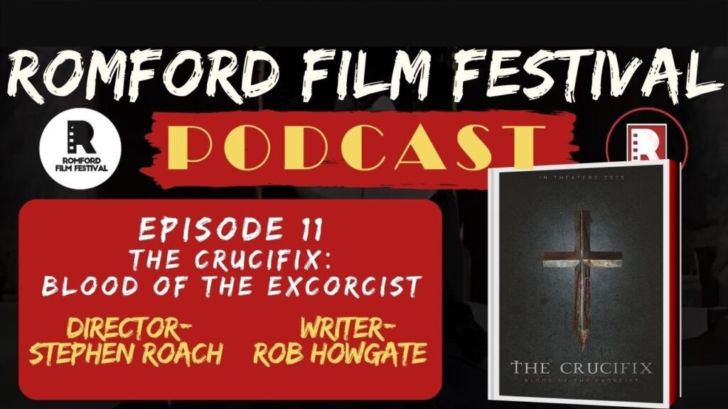the crucifix banner